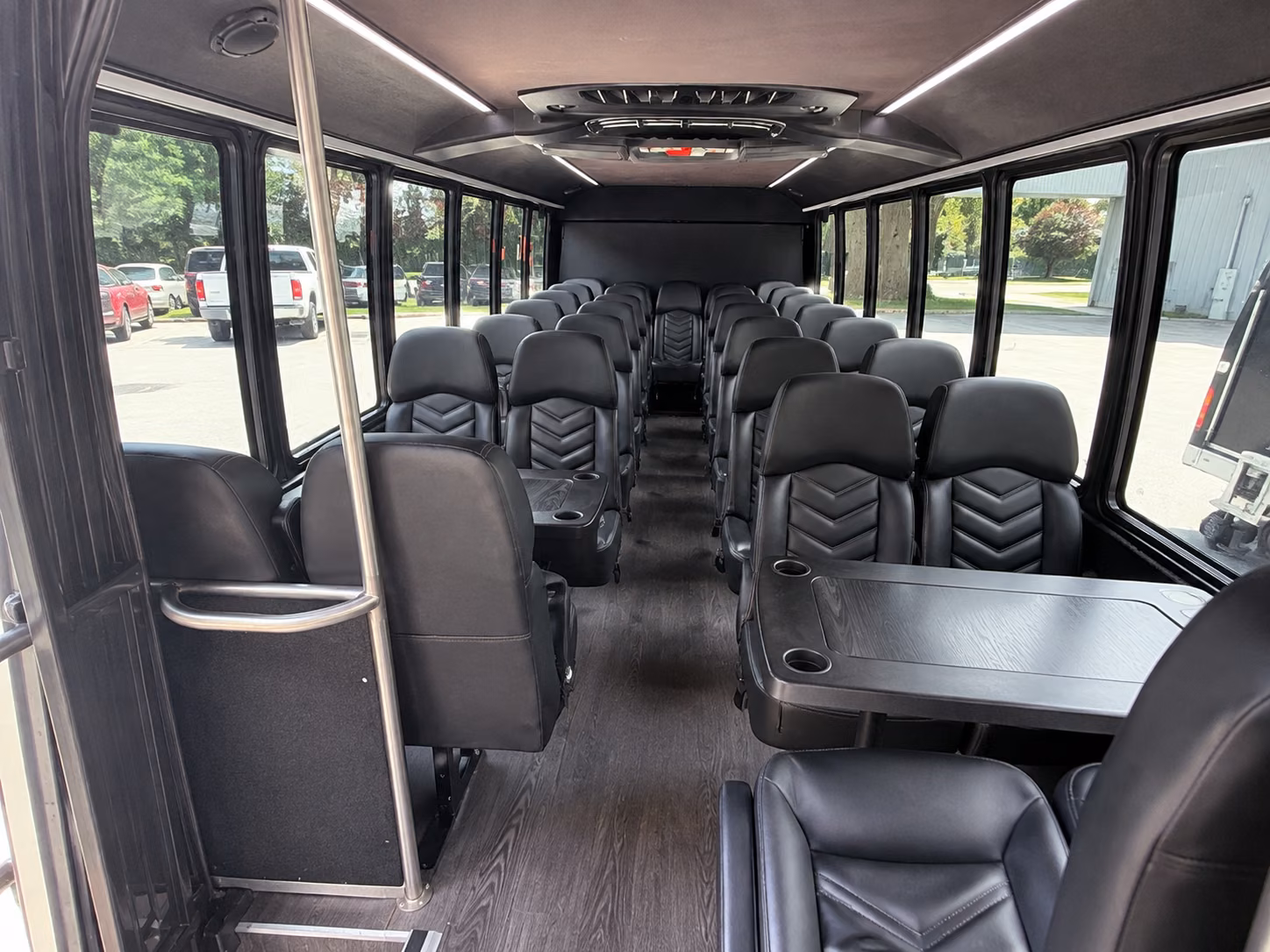 18 passenger minibus inside