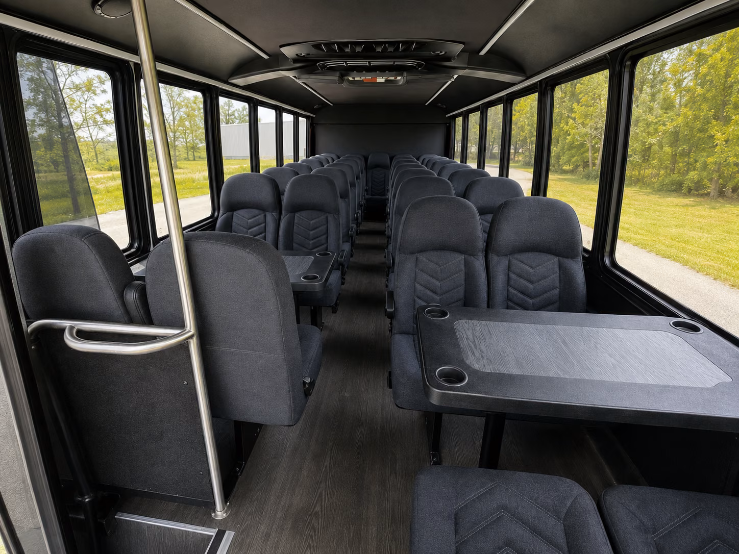mckinney 20 passenger minibus inside