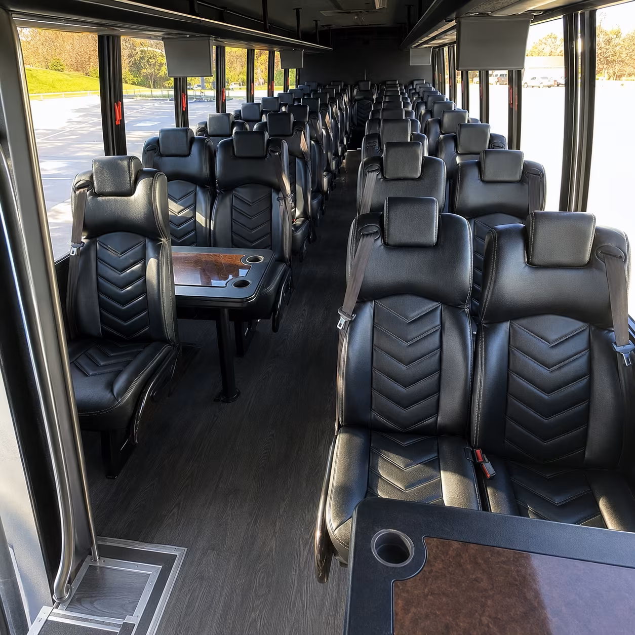 mckinney 25 passenger minibus inside