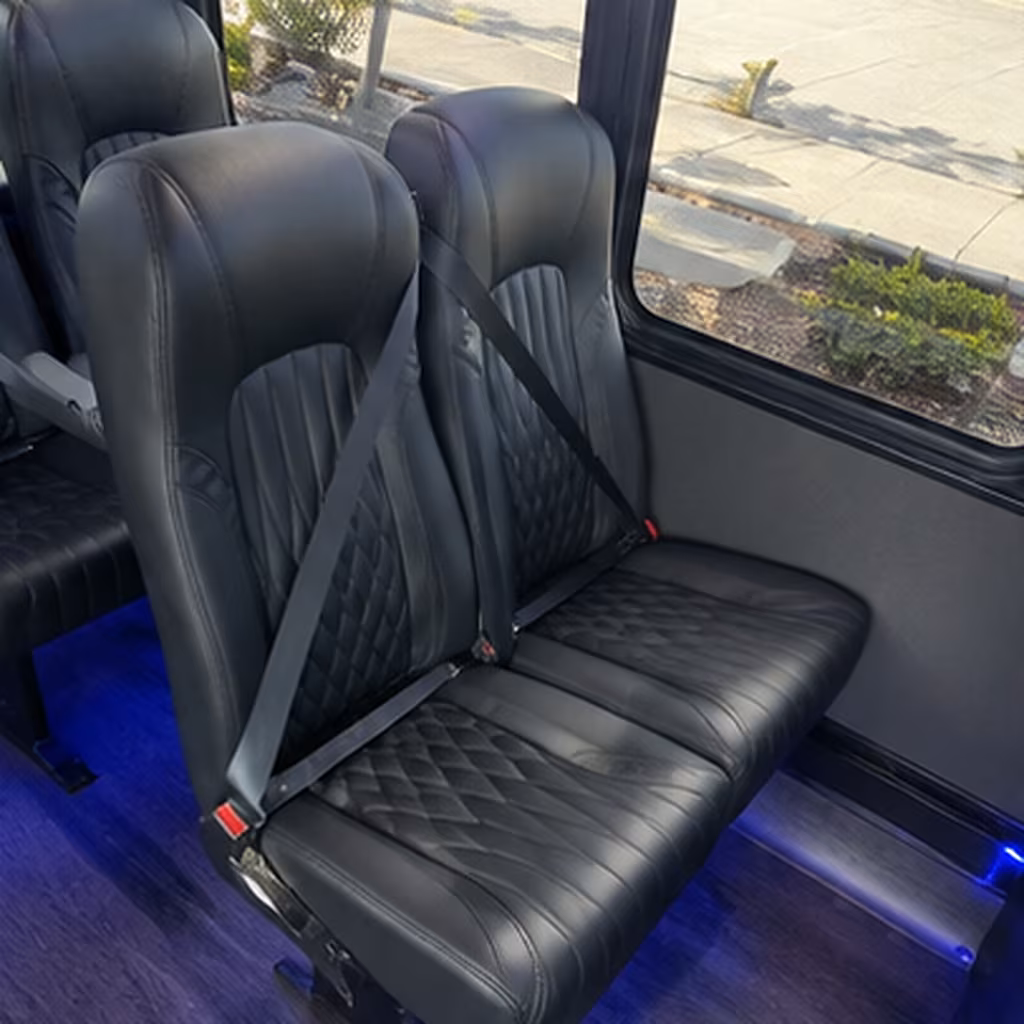 mckinney 25 passenger minibus interior