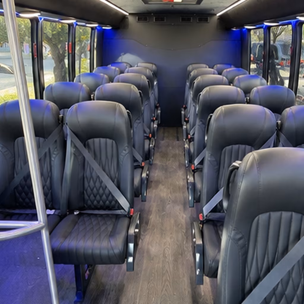 mckinney 28 passenger minibus interior