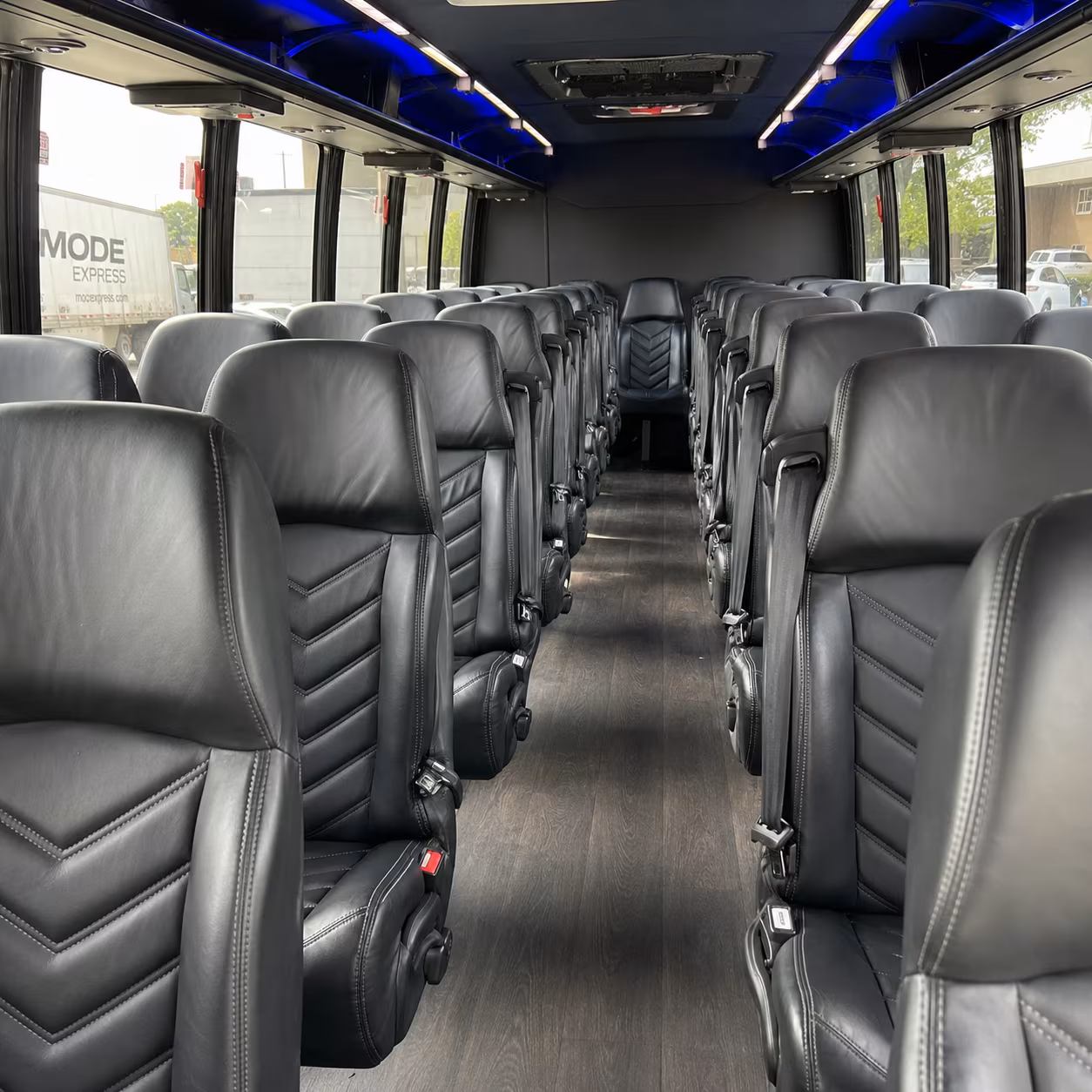 mckinney 35 passenger minibus inside