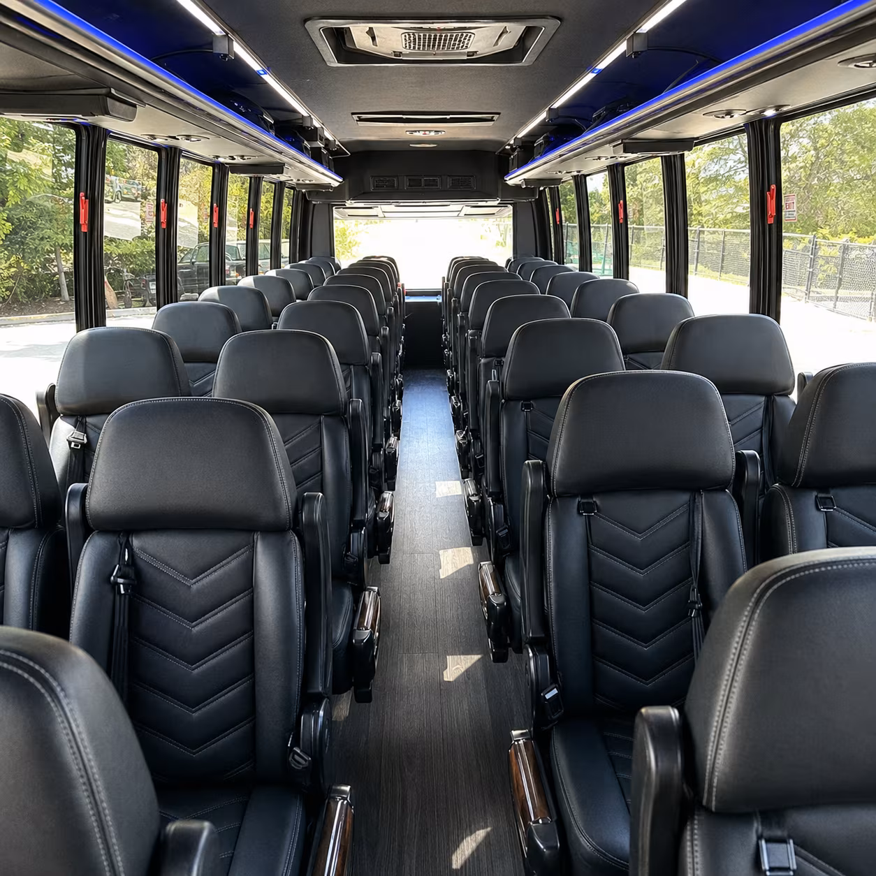mckinney 35 passenger minibus interior