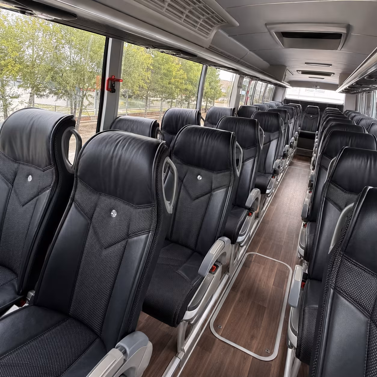 mckinney charter bus inside