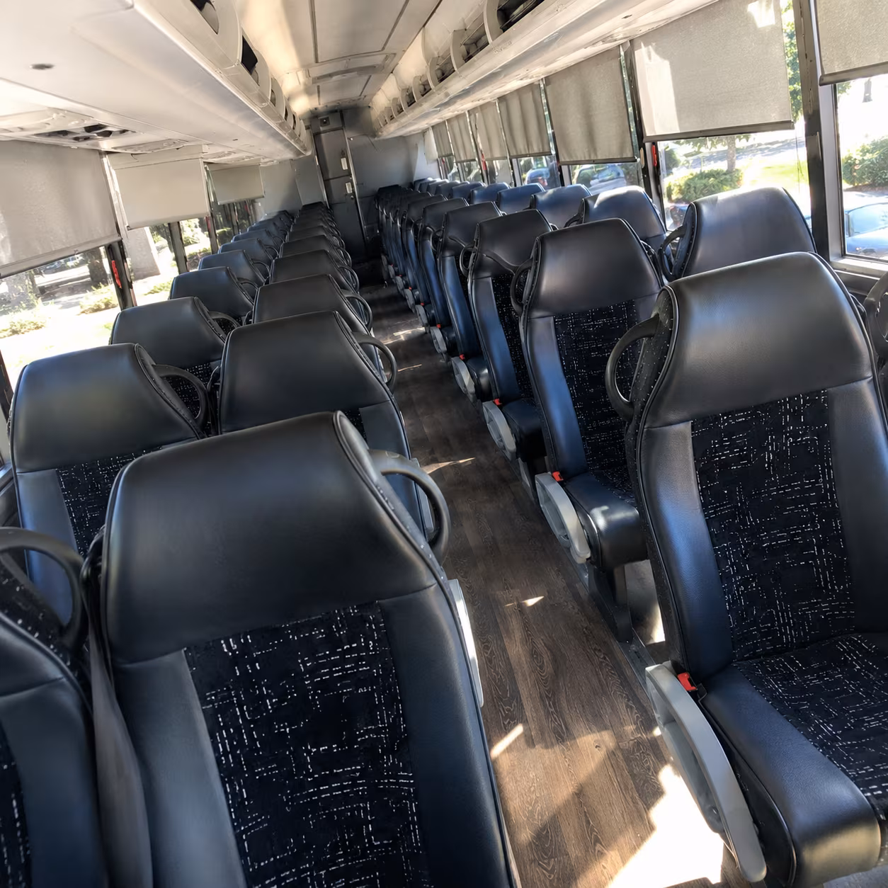 mckinney charter bus interior