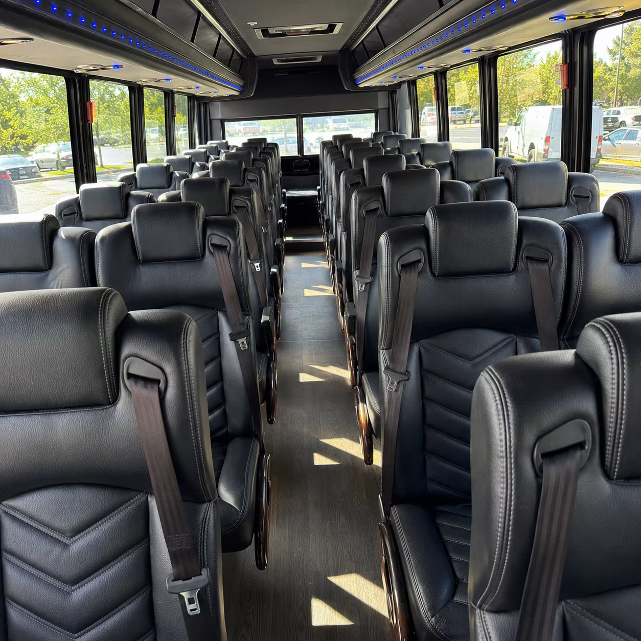 mckinney event transportation onboard seating