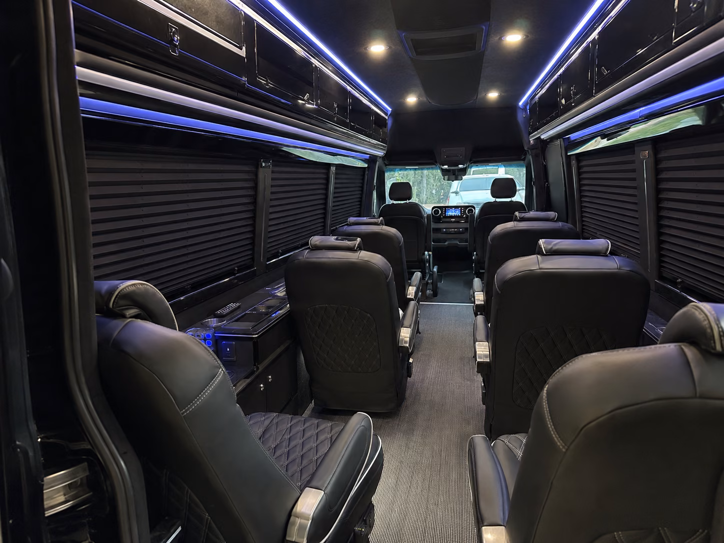 mckinney sprinter van with driver inside