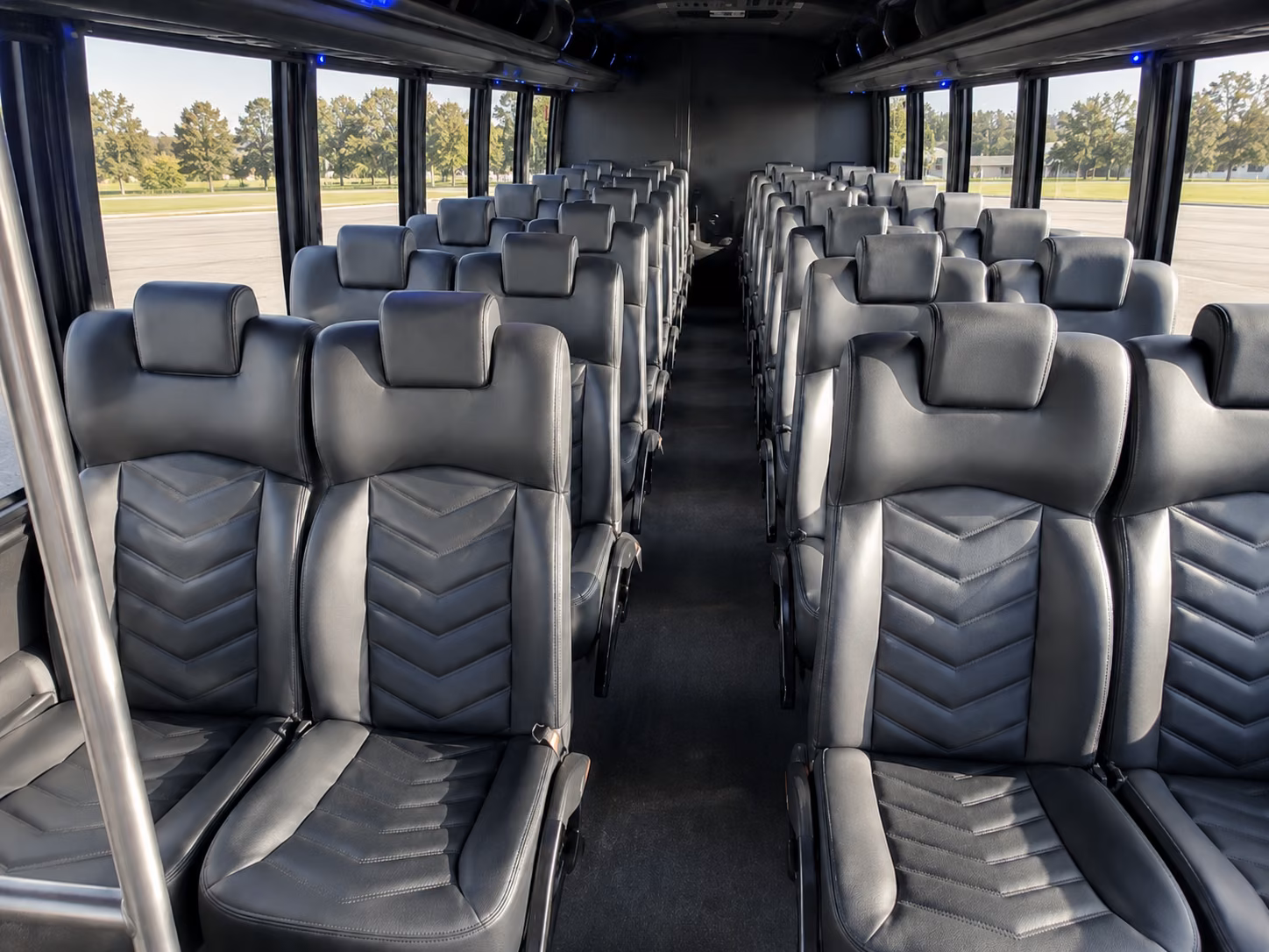 shuttle buses for weekly worship services in mckinney