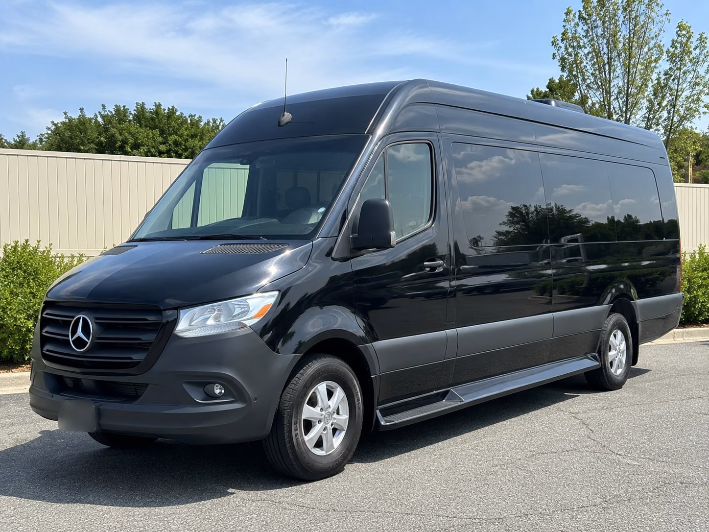 sprinter vans and minibuses for mckinney wedding party transportation